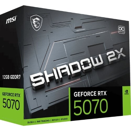 MSI GEFORCE RTX 5070 12G SHADOW 2X OC GDRR7 192Bit