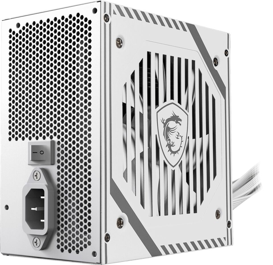 MSI MAG A650BNL WHITE 650W 80+ BRONZE POWER SUPPLY