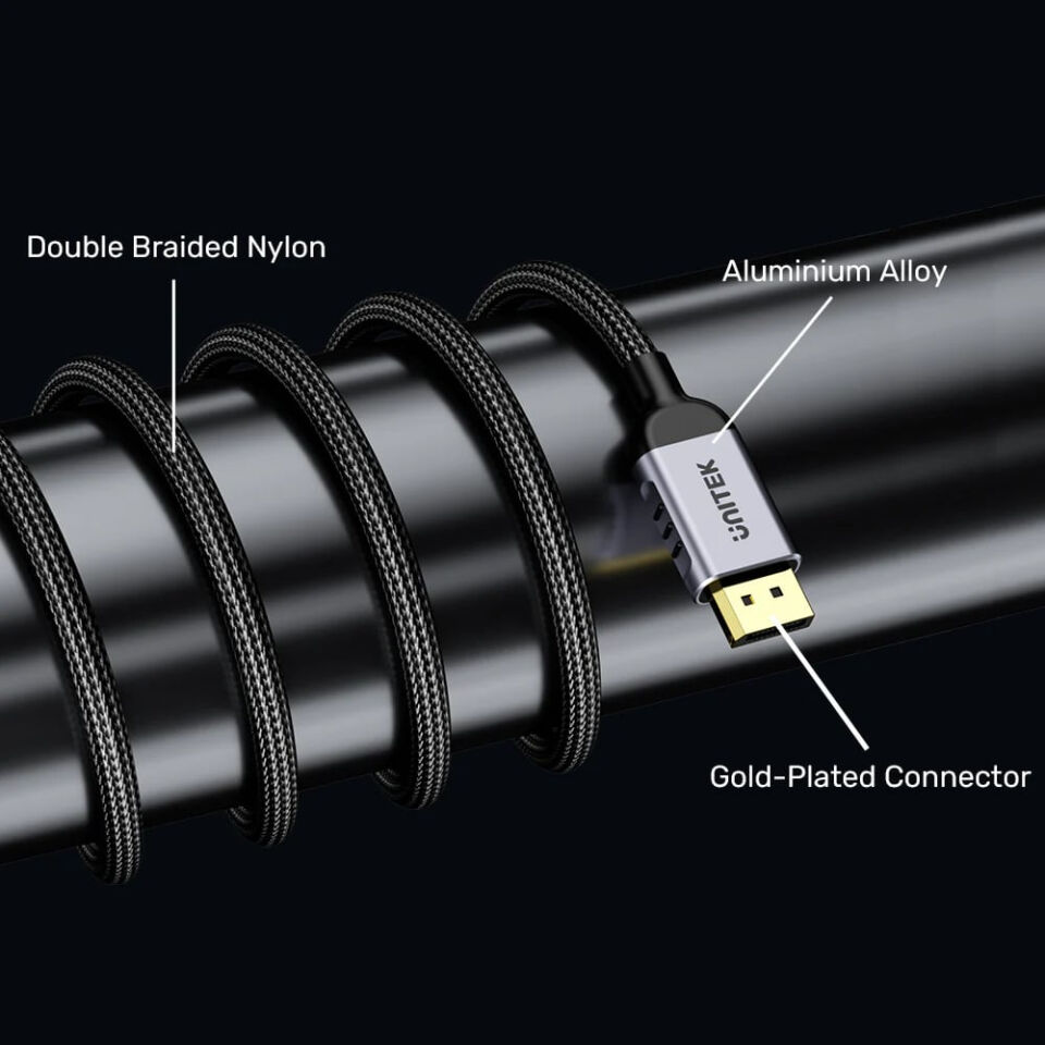 UNITEK DISPLAY PORT 2.1 KABLO 1.5MT (C1626GY01-1.5M)