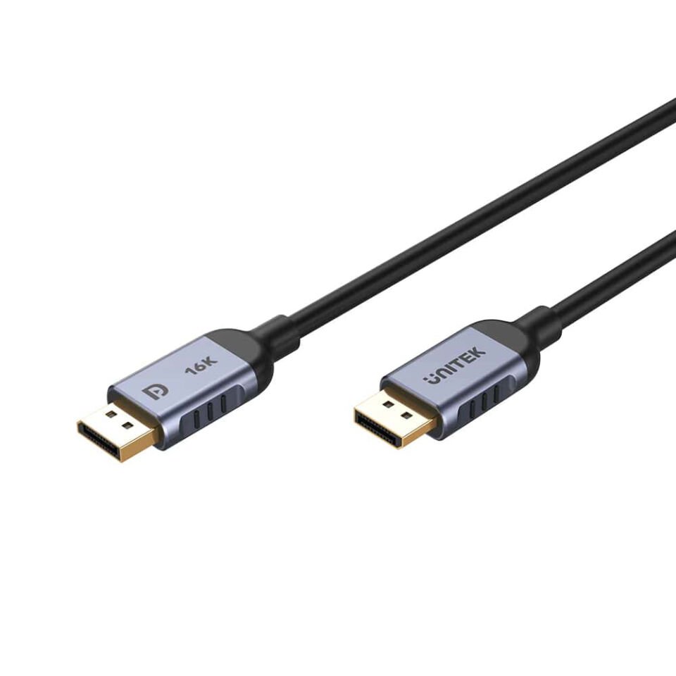 UNITEK DISPLAY PORT 2.1 KABLO 1MT 16K C1626GY01-1M)