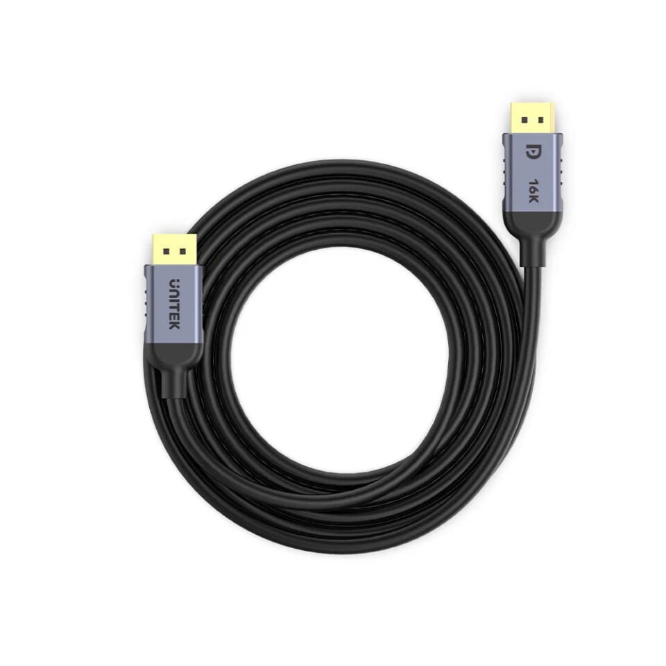 UNITEK DISPLAY PORT 2.1 KABLO 1MT 16K C1626GY01-1M)