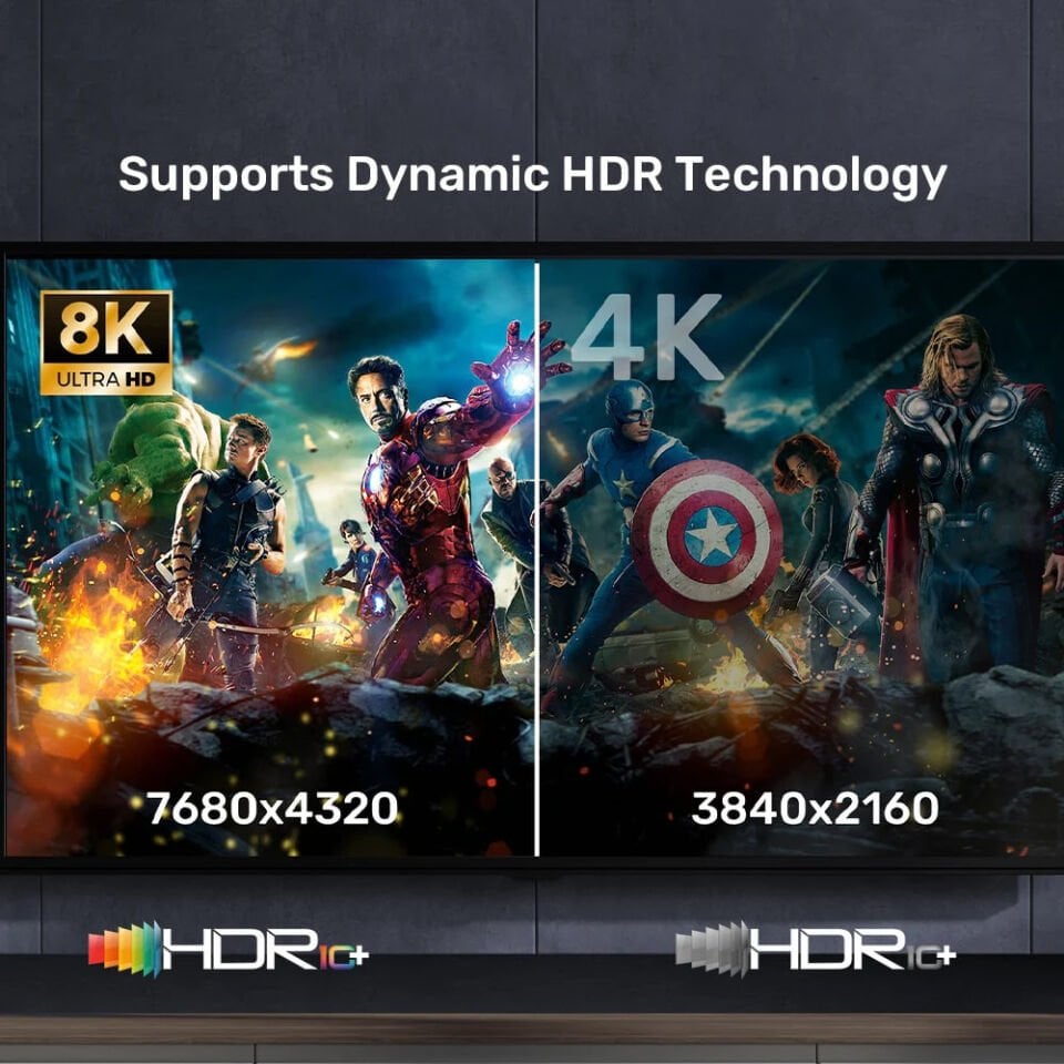 UNITEK HDMI2.1 KABLO 3MT 8K&60Hz (C11086GY01-3M)