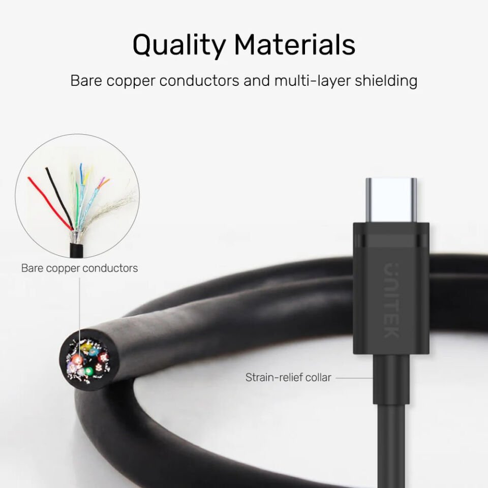 UNITEK USB3.0 TO USB-C ŞARJ 1.5MT (C14103BK-1.5M)