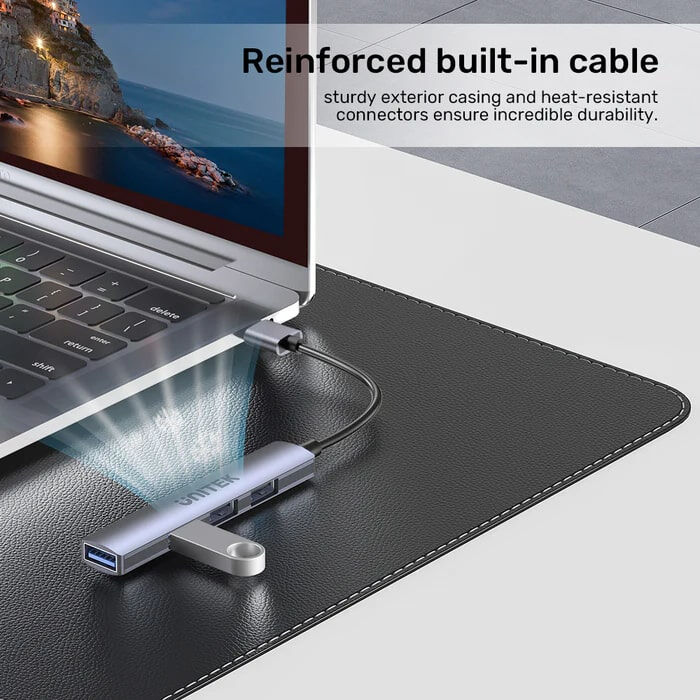 UNITEK TYPE-A TO 4 PORT USB (USB3.0+USB2.0) H1208A