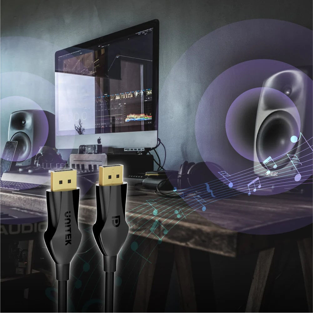 UNITEK DISPLAY PORT 1.4 KABLO 2MT 8K (C1624BK-2M)