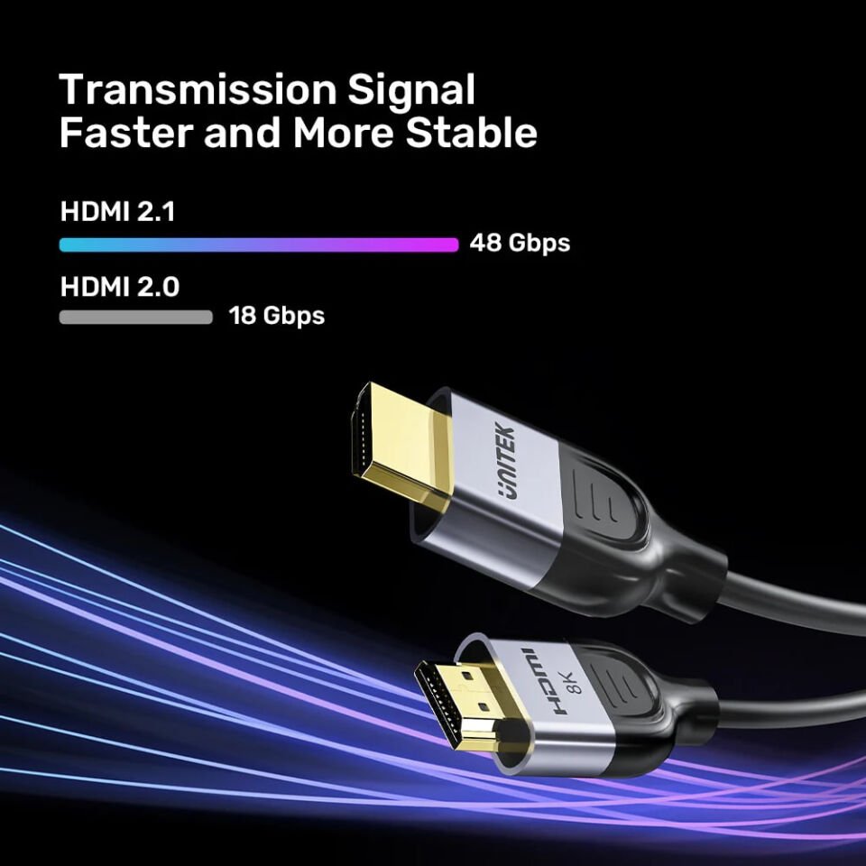 UNITEK HDMI2.1 KABLO 5MT 8K&60Hz (C11086GY01-5M)