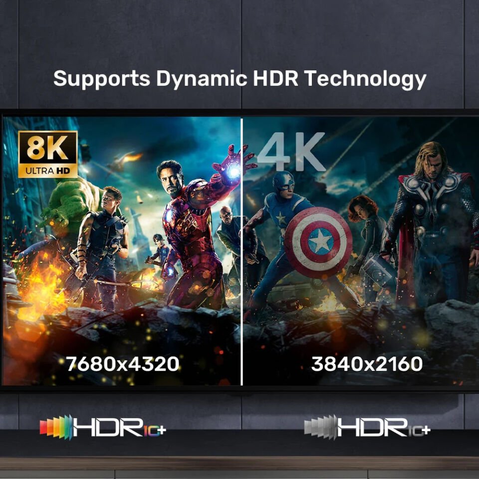 UNITEK HDMI2.1 KABLO 1MT 8K&60Hz (C11086GY01-1M)