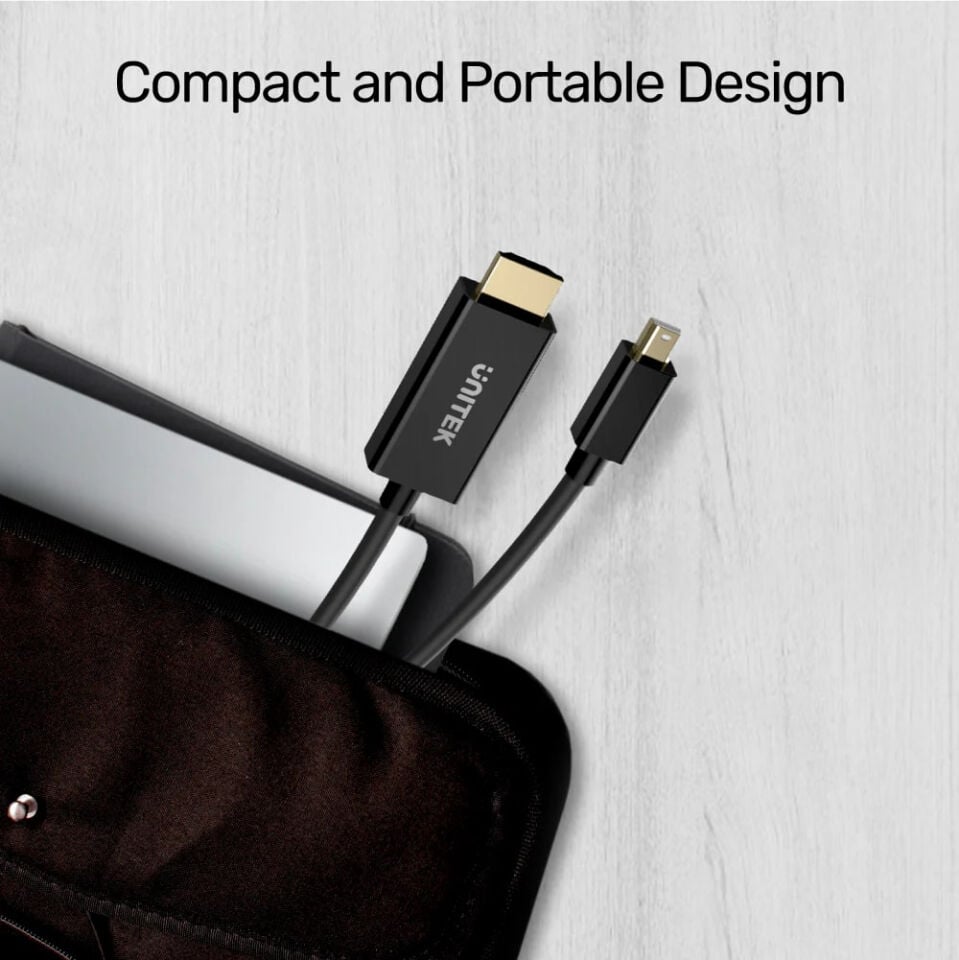 UNITEK MINIDISPLAY TO HDMI 4K&30Hz 2 MT (V1152A)