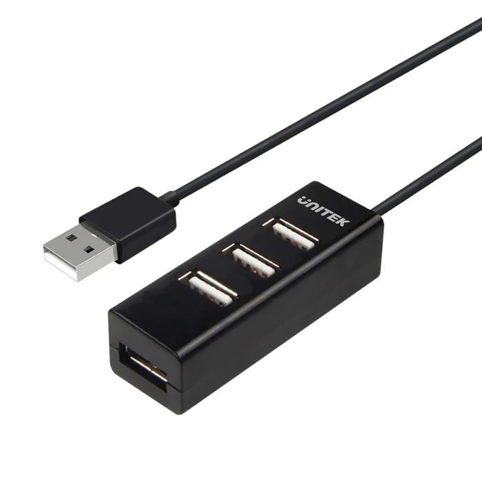 UNITEK TYPE-A TO 4 PORT USB HUB 80CM KABLO(Y-2140)