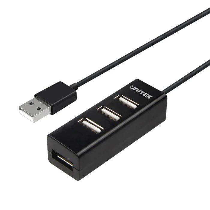 UNITEK TYPE-A TO 4 PORT USB HUB 80CM KABLO(Y-2140)