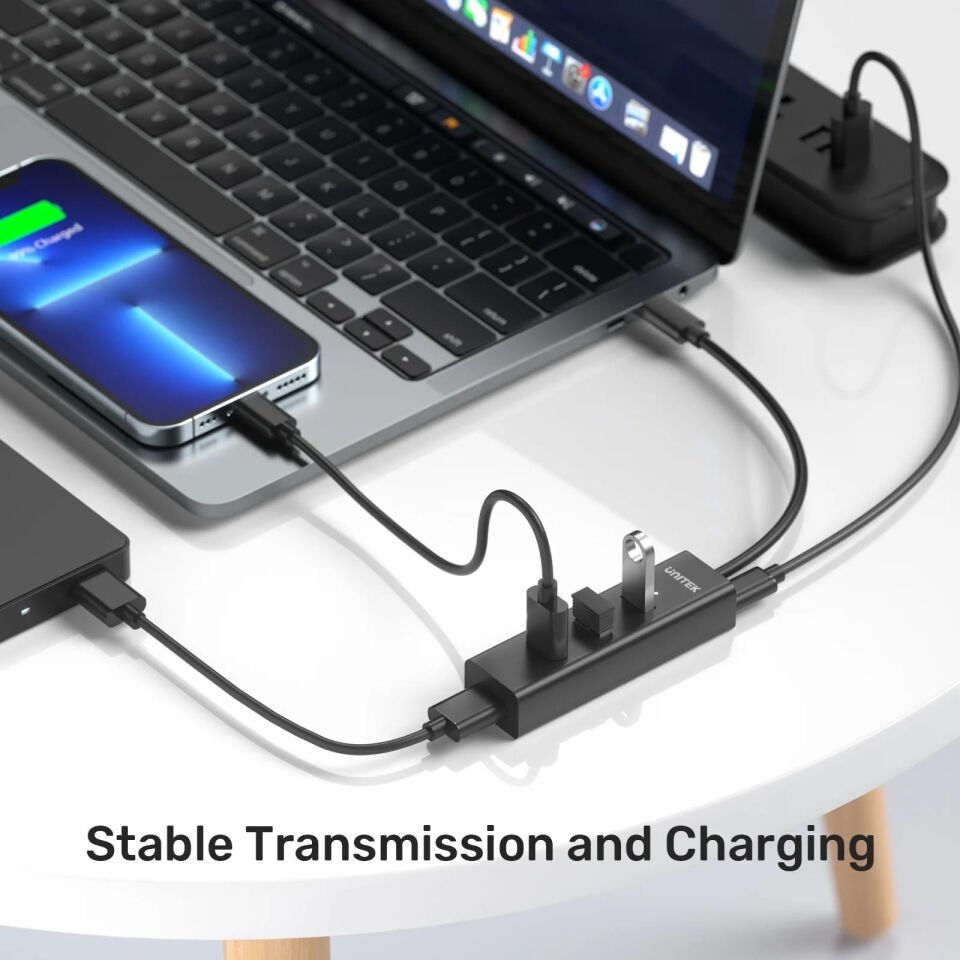 UNITEK TYPE-C TO 4 PORT USB 3.0 + TYPE-C (Y-3089Z)