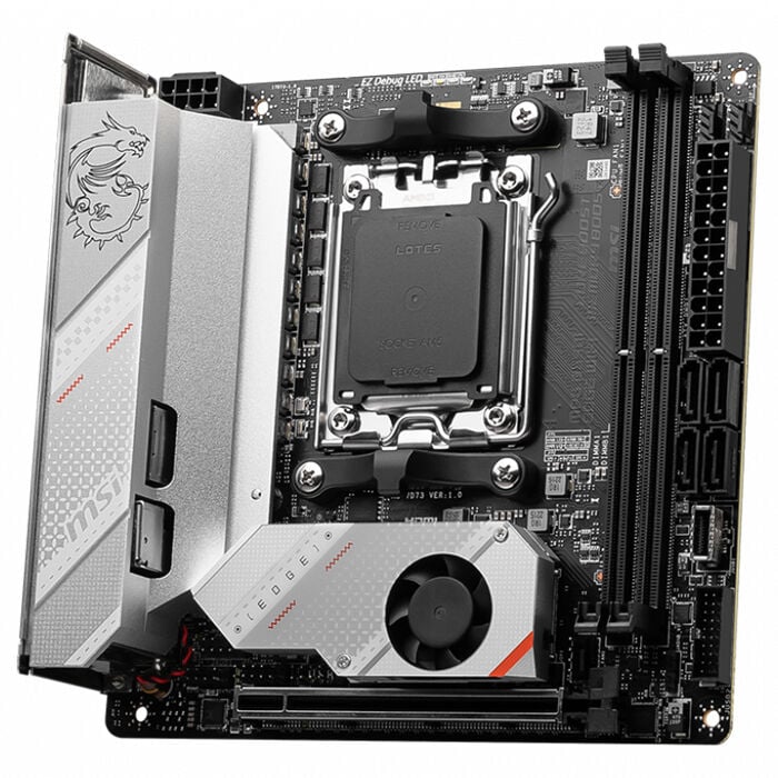 MSI MPG B650I EDGE WIFI DDR5 HDMI M.2 USB 3.2 LAN WİFİ MITX AM5
