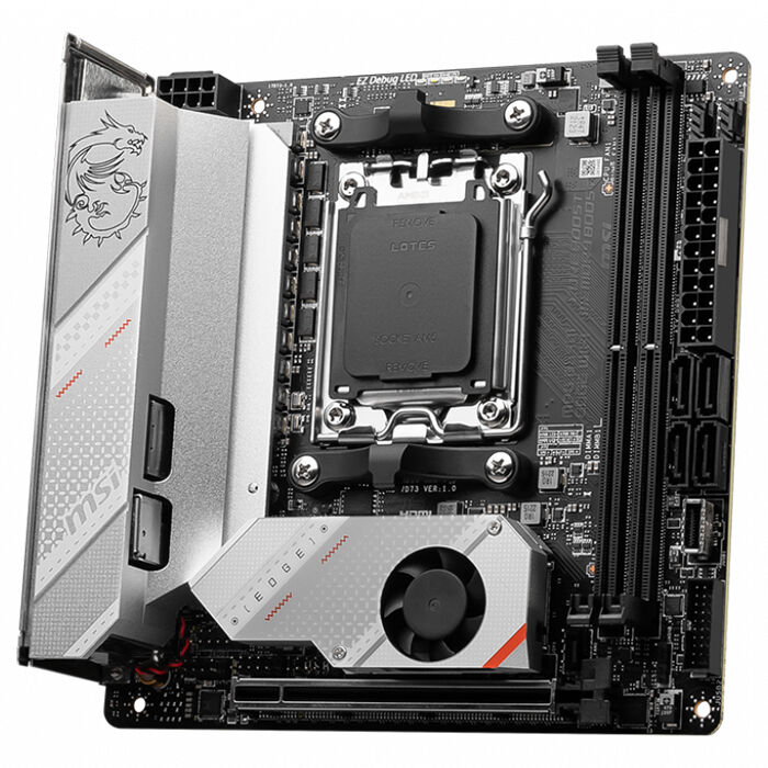 MSI MPG B650I EDGE WIFI DDR5 HDMI M.2 USB 3.2 LAN WİFİ MITX AM5