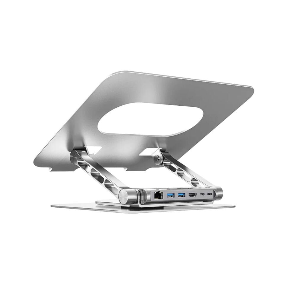 UNITEK 360D METAL 15.6” NOTEBOOK STAND 5in1 VE DOCKING STATION  (D1109B)