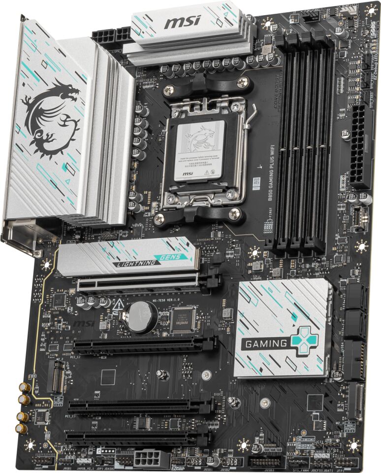 MSI B850 GAMING PLUS WIFI AM5 DDR5 8200MHZ(OC) DP 3x M.2 USB 10Gbs 5G LAN WI-FI 7 ATX