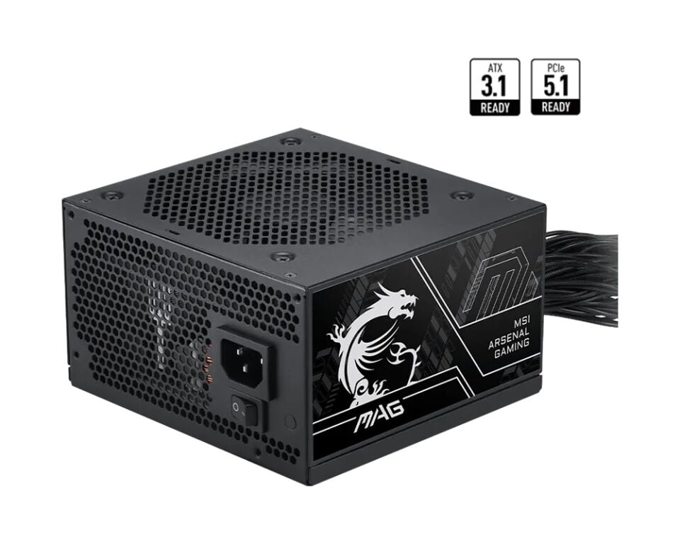 MSI MAG A750BN PCIE5 III 750W 80+ BRONZE  ATX 3.1 PCIe 5.1 POWER SUPPLY