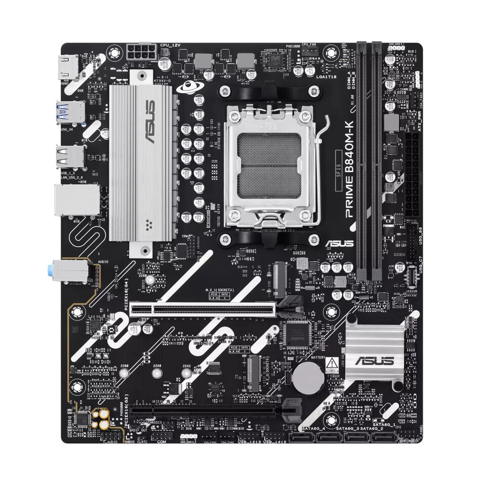 ASUS PRIME B840M-K AM5 DDR5 mATX ANAKART