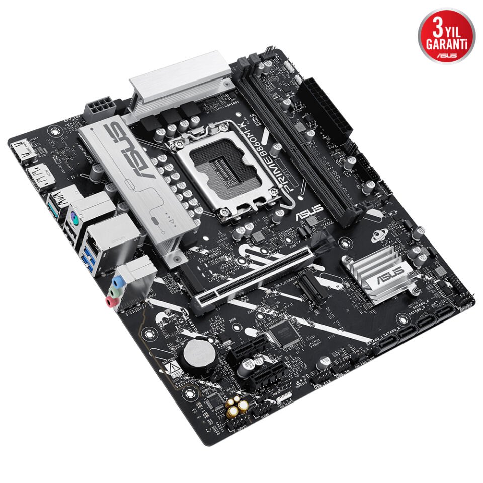 ASUS PRIME B860M-K SOKET 1851P DDR5 DP/HDMI SATA3 USB3.2 mATX ANAKART