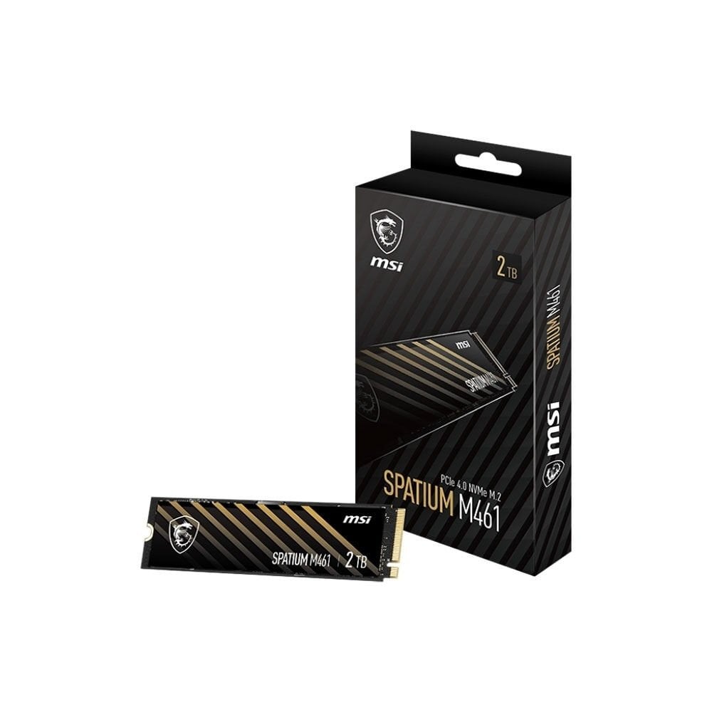 MSI SPATIUM M461 2TB PCIE 4.0 NVME M.2 SSD