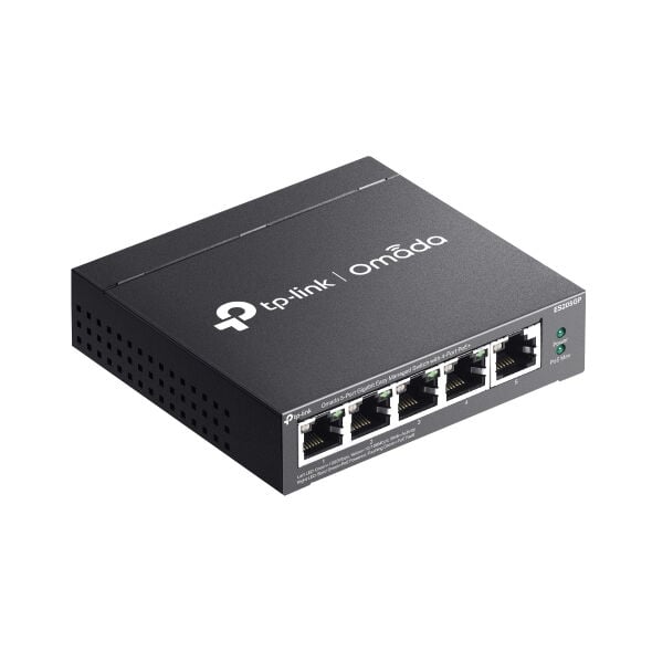 TP-LINK ES205GP 5 PORT YÖNETİLEBİLİR 65W POE SWITCH