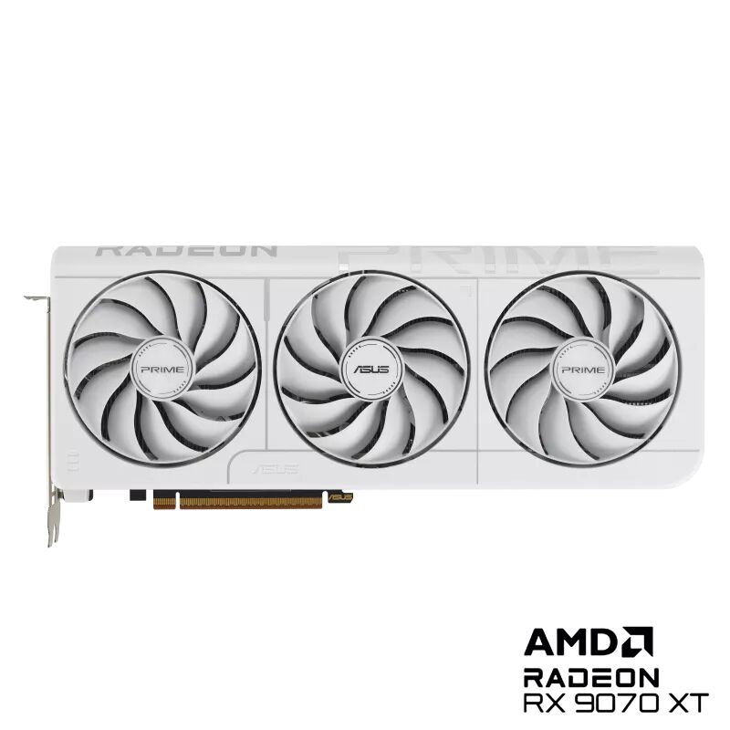 ASUS PRIME RX9070XT WHITE 256Bit 16GB VGA