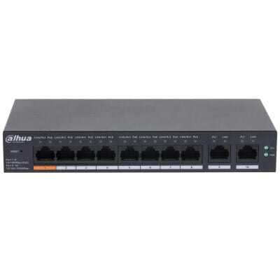 DAHUA CS4010-8ET-60 8XFE- 2XGE YÖNETİLEBİLİR 60W POE SWITCH