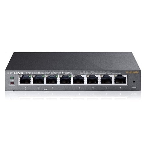 TP-LINK TL-SG108PE 8PORT 10/100/1000 YÖNETİLEBİLİR POE SWITCH
