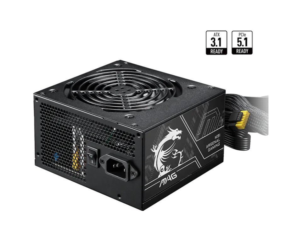MSI MAG A750BN PCIE5 II 750W 80+ Bronze NMODULAR