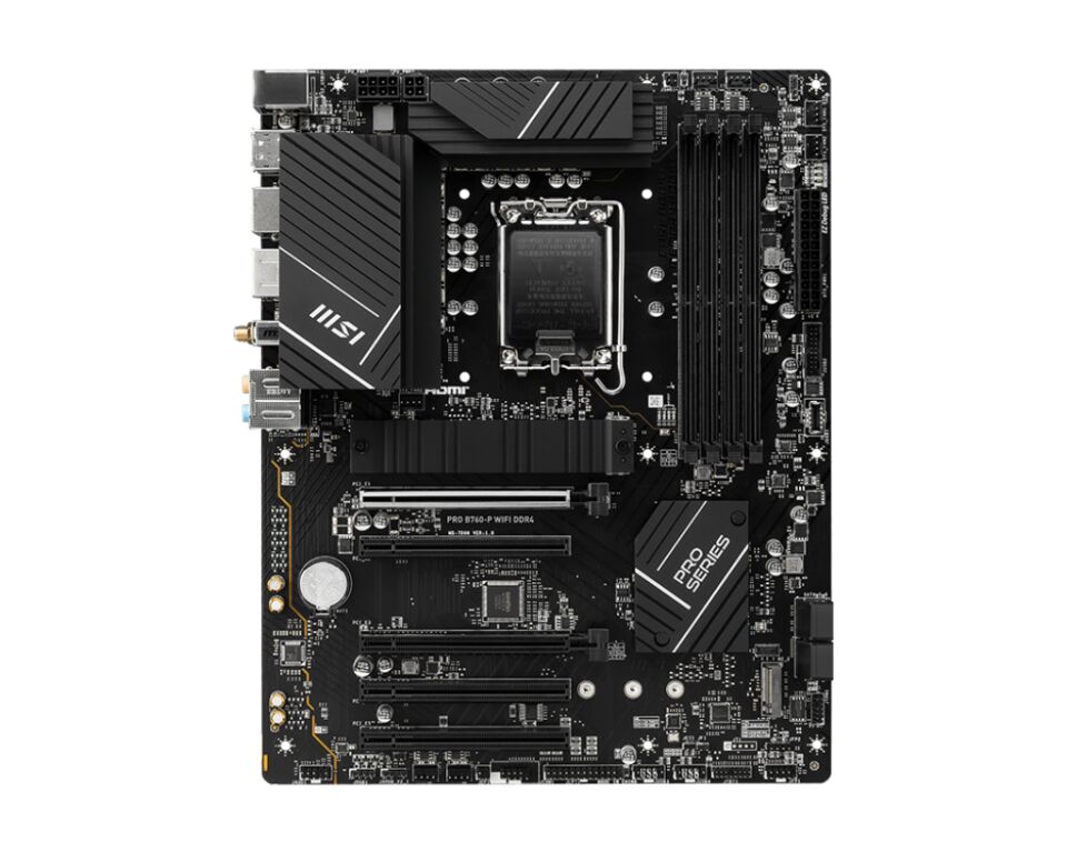 MSI PRO B760-P WIFI DDR4 5333MHZ(OC) DDR4 HDMI DP M.2 1700p