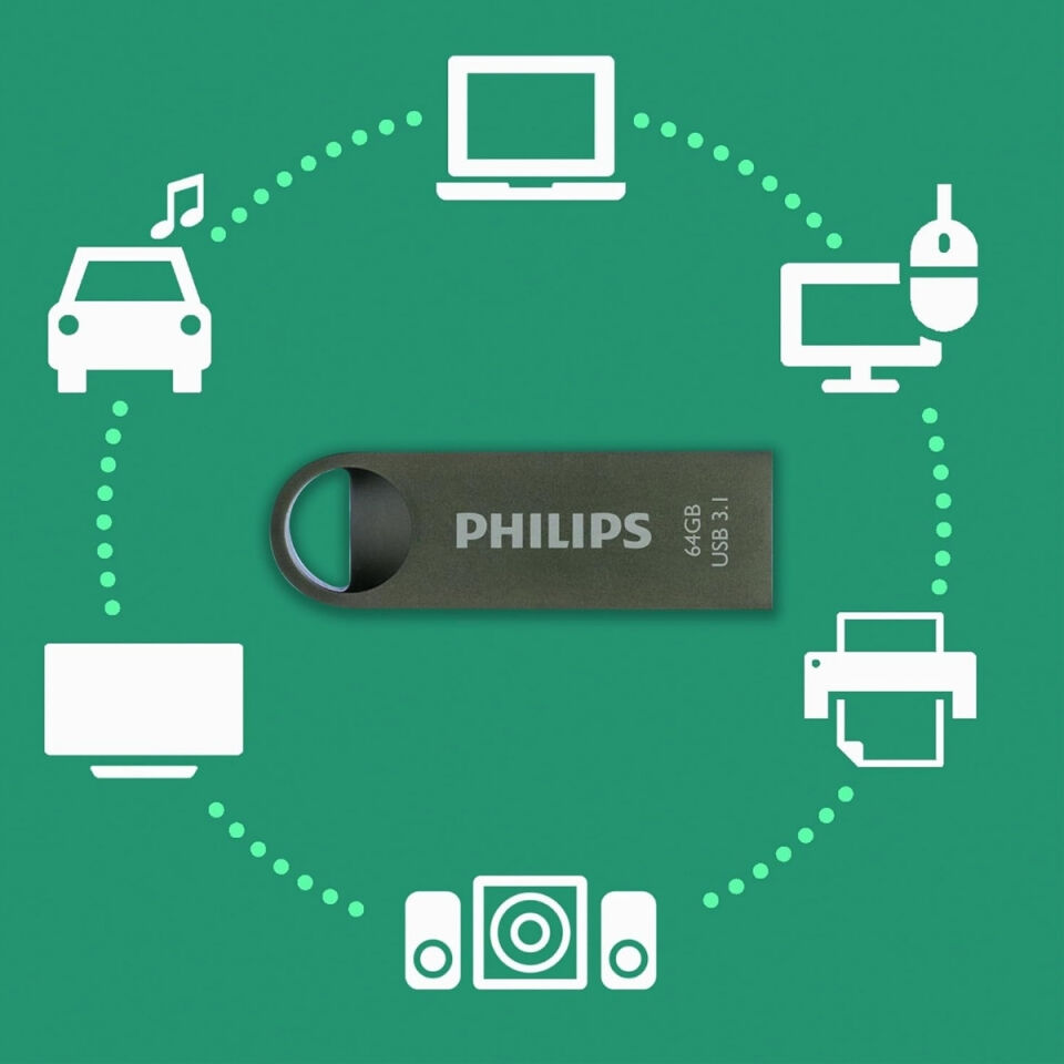 PHILIPS 64GB USB3.1 100/150MB/S FM64FD165B/00