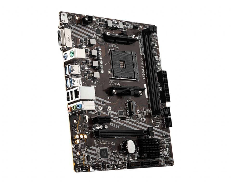 MSI A520M-A PRO DDR4 4600/1866Mhz M.2 mATX AM4