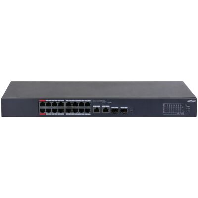 DAHUA CS4218-16ET-240 16 PORT 16XFE-2XGE-2XGE/SFP YÖNETİLEBİLİR 240W POE SWİTCH