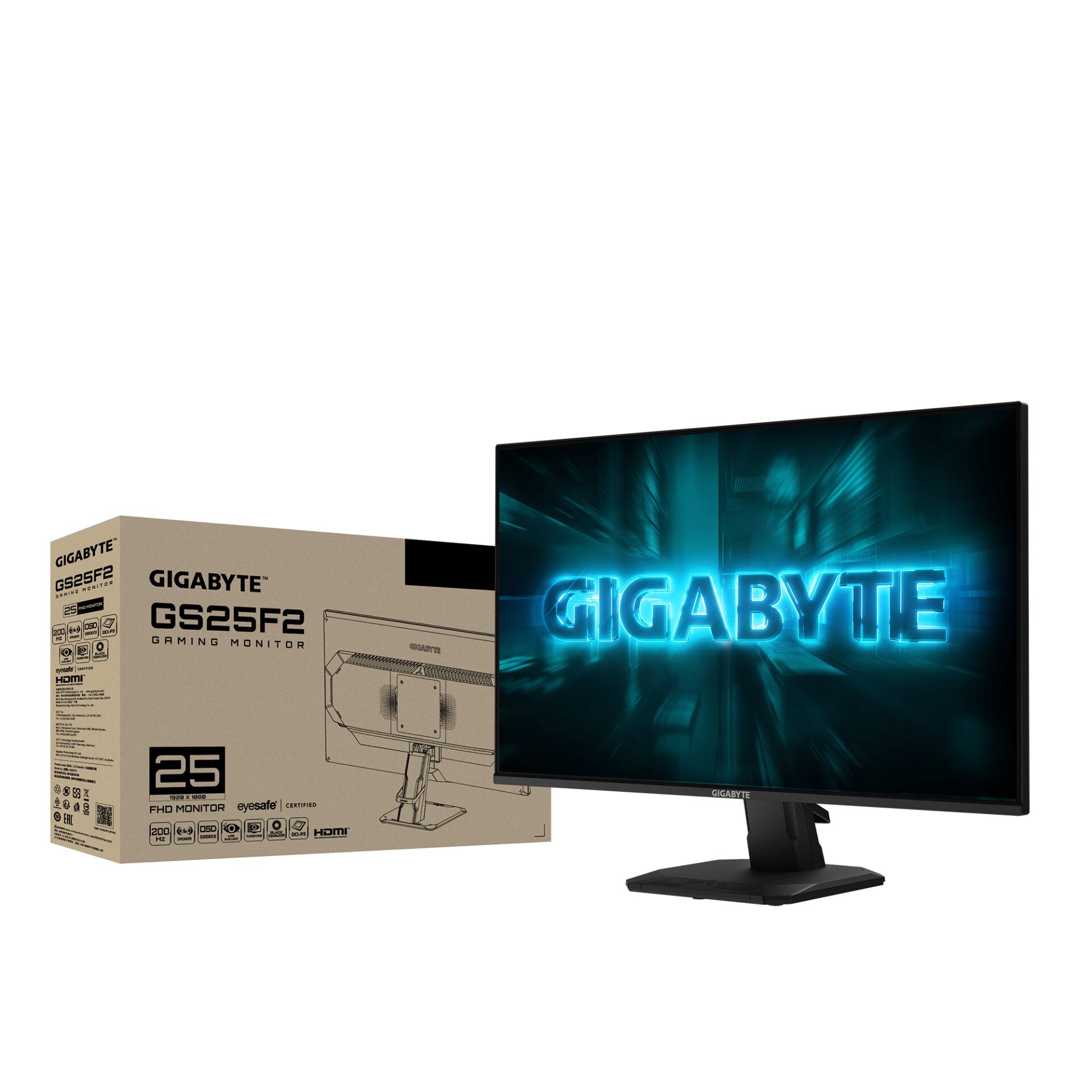 24.5 GIGABYTE GS25F2A 1MS 240HZ FULL HD %120 sRGB GAMING