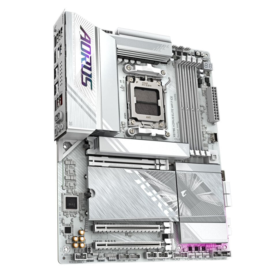 GIGABYTE X870E-A-ELTWF7ICE AORUS ELITE WIFI7 ICE DDR5 M.2 HDMI DP ATX AM5