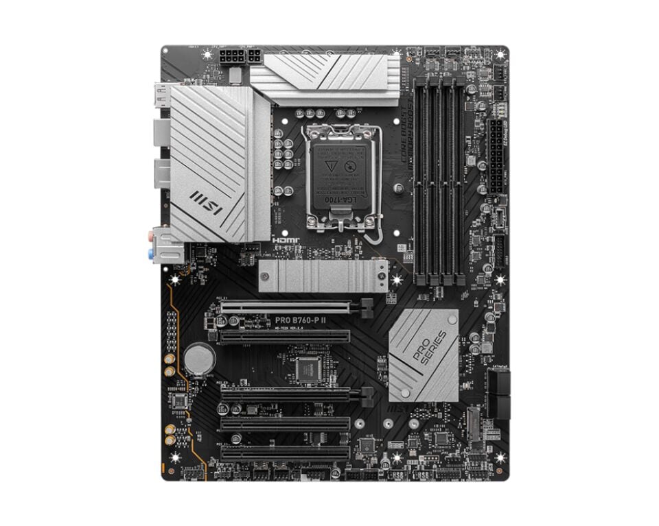 MSI PRO B760-P II DDR5 7000(OC) M.2 USB3.2 HDMI ATX 1700P
