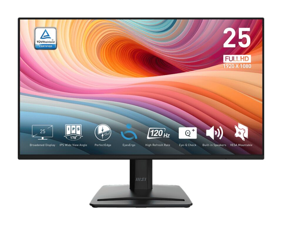 24.5 MSI PRO MP252 E2 1MS 120HZ FHD IPS ADAPTIVE-SYNC