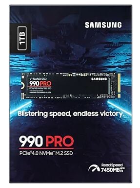 1TB SAMSUNG 990 PRO 7450/6900MB/s M.2 NVMe MZ-V9P1T0BW (Resmi Distribütör Garantili)