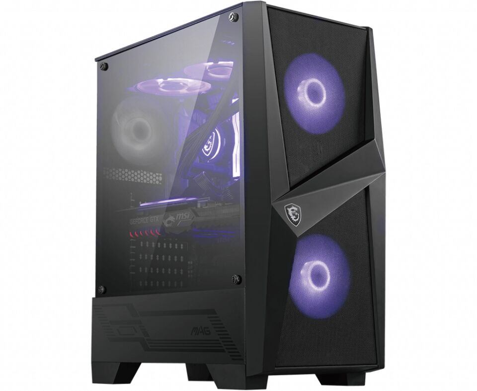 MSI MAG FORGE 100M TEMPERLİ CAM ATX GAMING KASA