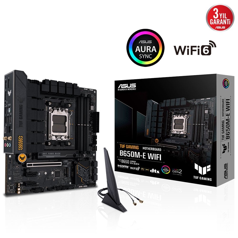 ASUS TUF GAMING B650-E WIFI DDR5 8000+(OC) DP HDMI
