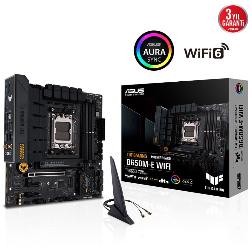 ASUS TUF GAMING B650-E WIFI DDR5 8000+(OC) DP HDMI