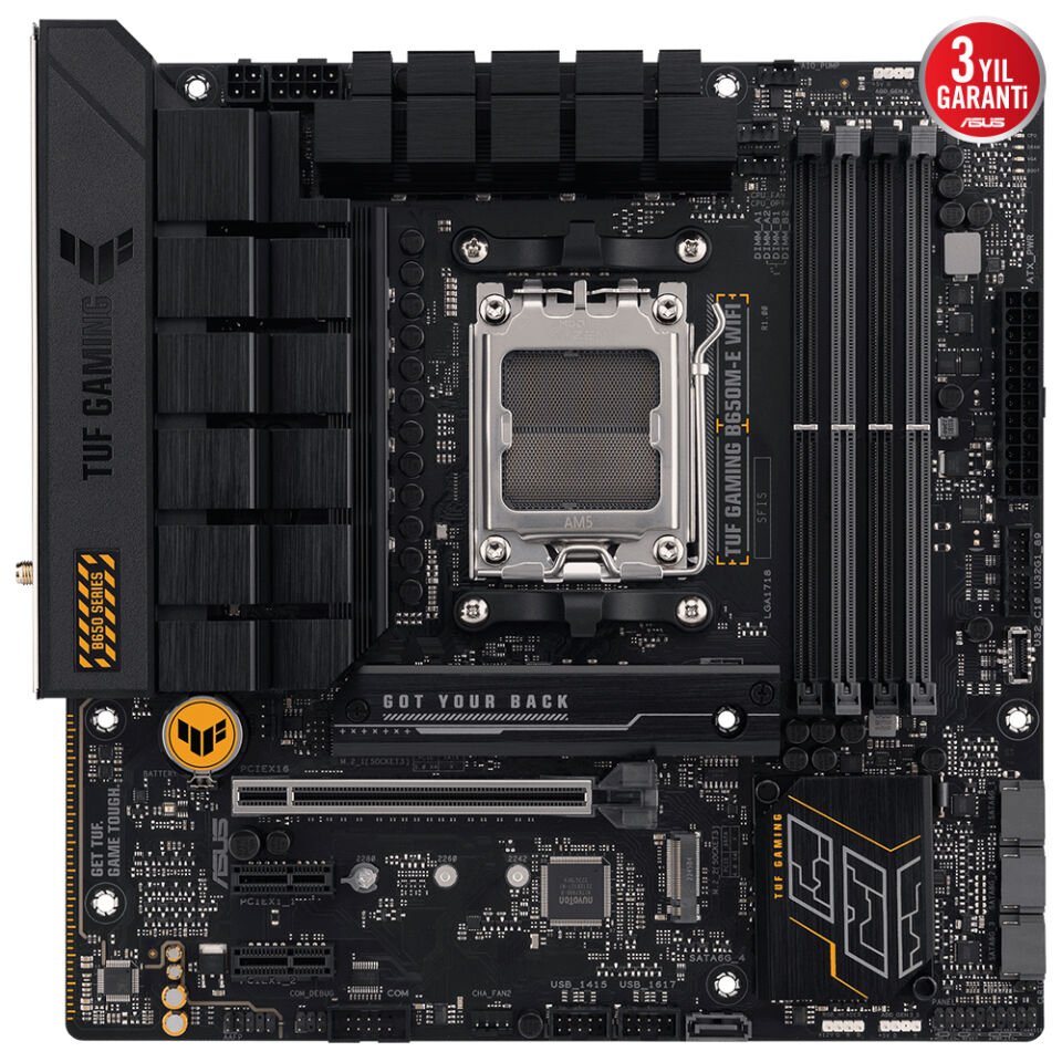 ASUS TUF GAMING B650-E WIFI DDR5 8000+(OC) DP HDMI
