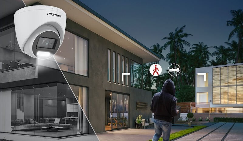 HIKVISION DS-2CD1327G2H-LIUF 2MP 2.8MM HYBRİD LİGHT SESLİ IP DOME KAMERA