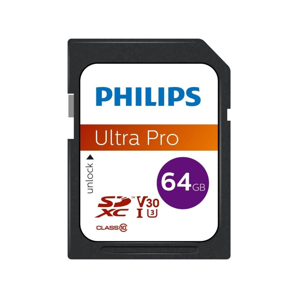 PHILIPS 64GB SDXC 100MB/S C10 FM64SD65B/00