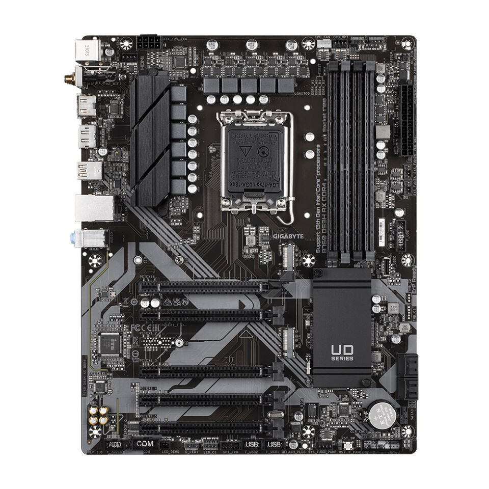 GIGABYTE B760 DS3H AX DDR4 M.2 HDMI DP ATX 1700P