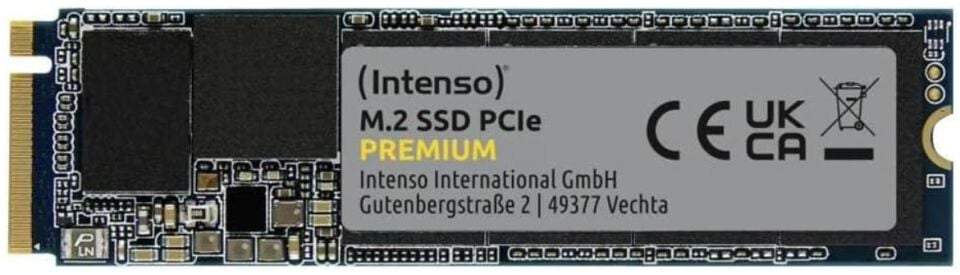 250GB INTENSO 3835440 M.2 NVME GEN3 2100/1100/MB/s SSD