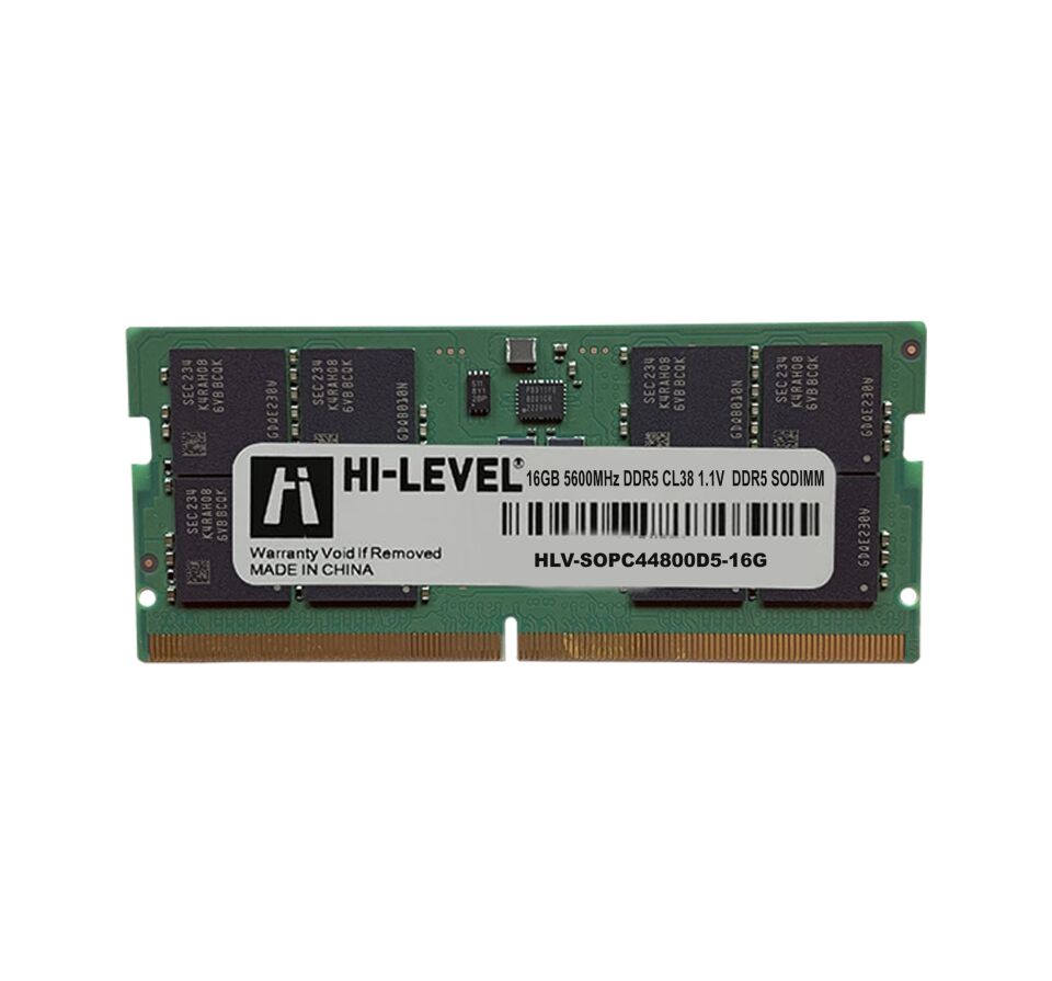 16GB DDR5 5600MHZ SODIMM 1.1 HLV-SOPC44800D5-16G