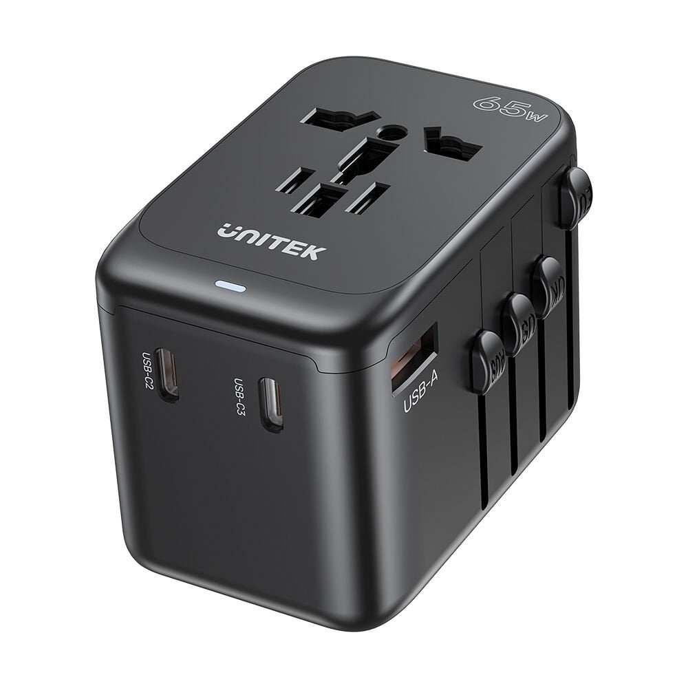 UNITEK 65W UNIVERSAL TRAVEL ADAPTÖR (P1122ABK01)