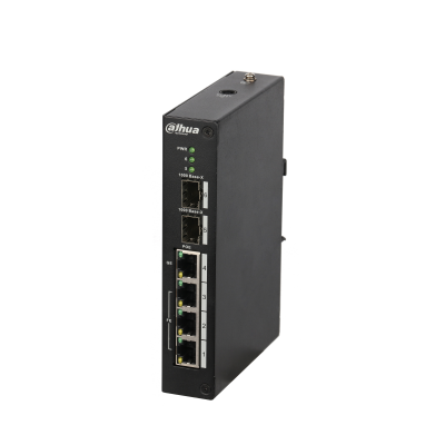 DAHUA PFS3206-4P-96 4 PORT 4XFE-2XGE/SFP END. 96W POE SWİTCH