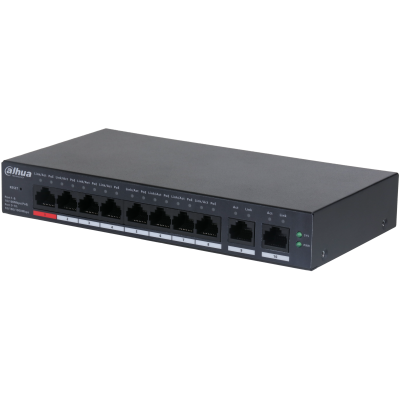 DAHUA CS4010-8ET-110 8xFE-2xGE BULUT YÖNETİLEBİLİR 110W POE SWİTCH