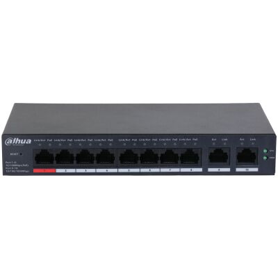 DAHUA CS4010-8ET-110 8xFE-2xGE YÖNETİLEBİLİR MEGABİT 110W POE SWİTCH